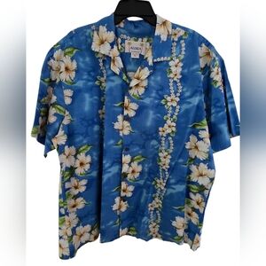 Aloha Hawaii Button Down Short Sleeve Shirt Size XL